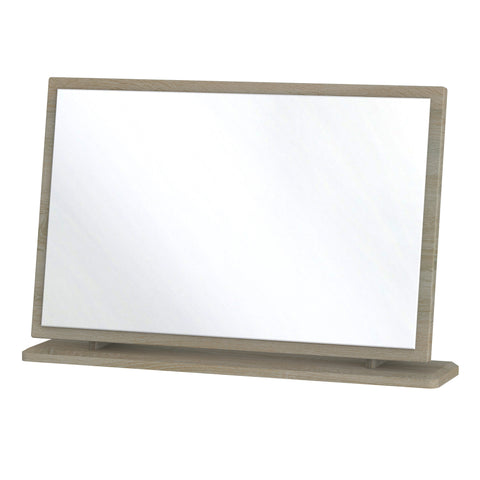 Ealing -  Grey/Dark Wood - Large Vanity Mirror