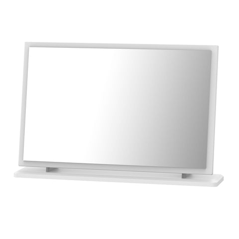 Ealing - White Gloss / White - Large Vanity Mirror