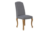 Luxury Chair With Studs - Light Grey