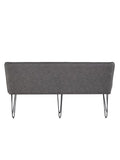 Studded Back Bench Grey - 180cm