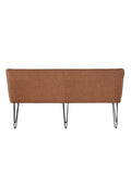 Studded Back Bench Brown - 180cm