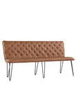 Studded Back Bench Tan - 180cm