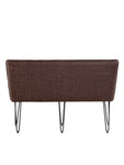 Studded Back Bench Tan - 140cm