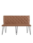 Studded Back Bench Tan - 140cm