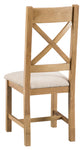 Cumbria - Cross Back Chair (Fabric Seat)