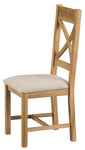 Cumbria - Cross Back Chair (Fabric Seat)