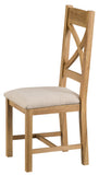 Cumbria - Cross Back Chair (Fabric Seat)