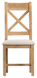 Cumbria - Cross Back Chair (Fabric Seat)