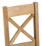 Cumbria - Cross Back Chair (Wooden Seat)
