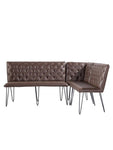 Studded Back Bench Brown - 180cm