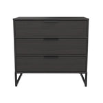 Daniel Range (Black)  - 3 Draw Chest