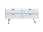 Primrose Hill White/White  - 4 Draw Bed Box