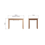 Grantham Oak - 1.2 Extendable Table