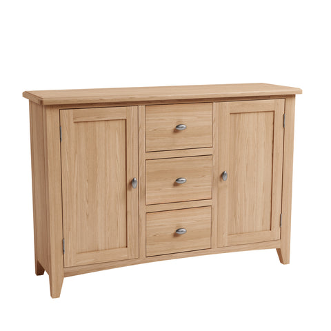 Grantham Oak - 3 Draw Sideboard