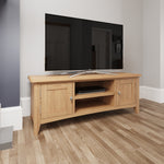 Grantham Oak - Large TV Unit