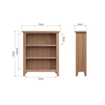 Grantham Oak - Small Bookcase