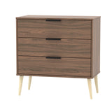 Hanwell Walnut - 3 Draw Chest