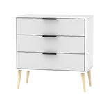 Hanwell White /Grey- 3 Draw Chest