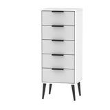 Hanwell White /Grey- 5 Draw Locker