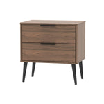 Hanwell Walnut - 2 Draw Midi Locker