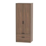 Hanwell Walnut - 2 Draw Robe