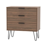 Hanwell Walnut - 3 Draw Chest