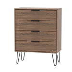 Hanwell Walnut - 4 Draw Chest