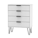 Hanwell White /Grey - 4 Draw Chest