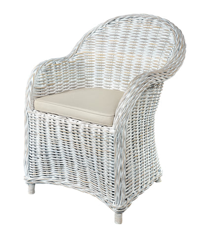 Miya - Arm Chair (White)