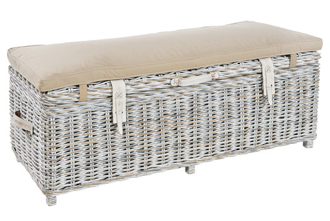 Miya - Storage Bench (White)