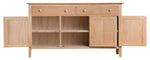 Newport Oak - 3 Door Sideboard