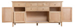 Newport Oak - 4 Door Sideboard