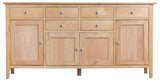 Newport Oak - 4 Door Sideboard