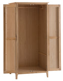 Newport Oak - Full Hanging 2 Door Robe