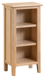 Newport Oak - Small Narrow Bookcase