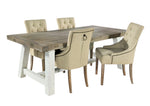 White Driftwood - 140cm Extending Table