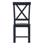 Rathbone Blue -  Cross back chair