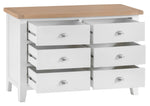 Tuscany White  - 6 Draw Chest