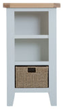 Tuscany Grey - Small Narrow Bookcase