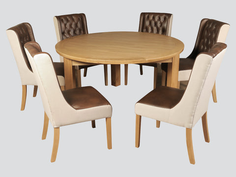 Treviso - 150cm Round Table & Oliva Chairs