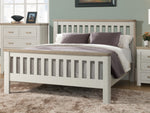 Honey Oak and Painted - Bed Frame