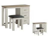 Honey Oak and Painted - Dressing Table & Stool